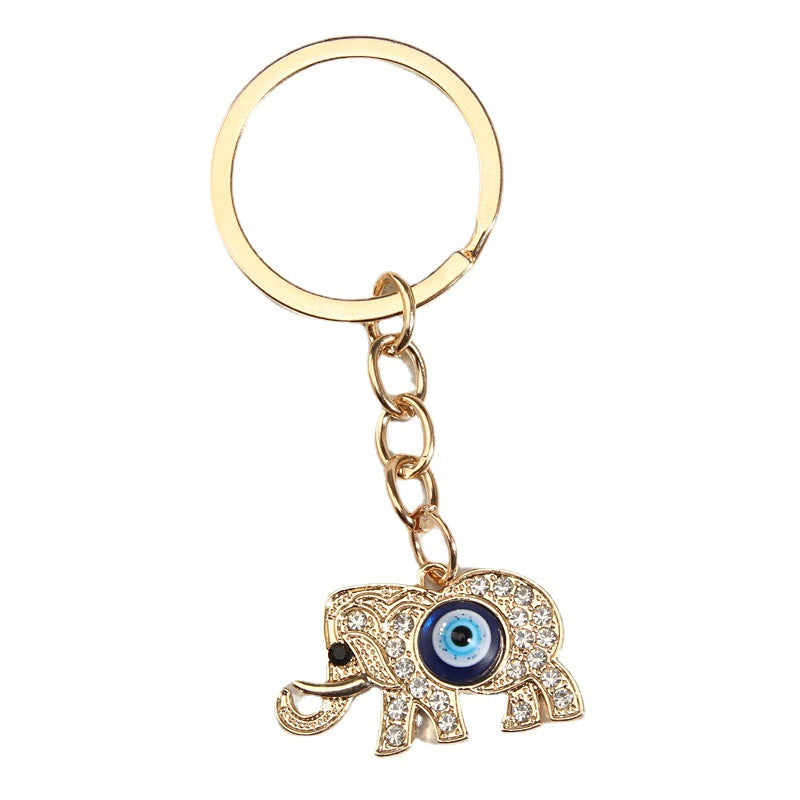 Wholesale Metal Diamond Devil Eye Keychain